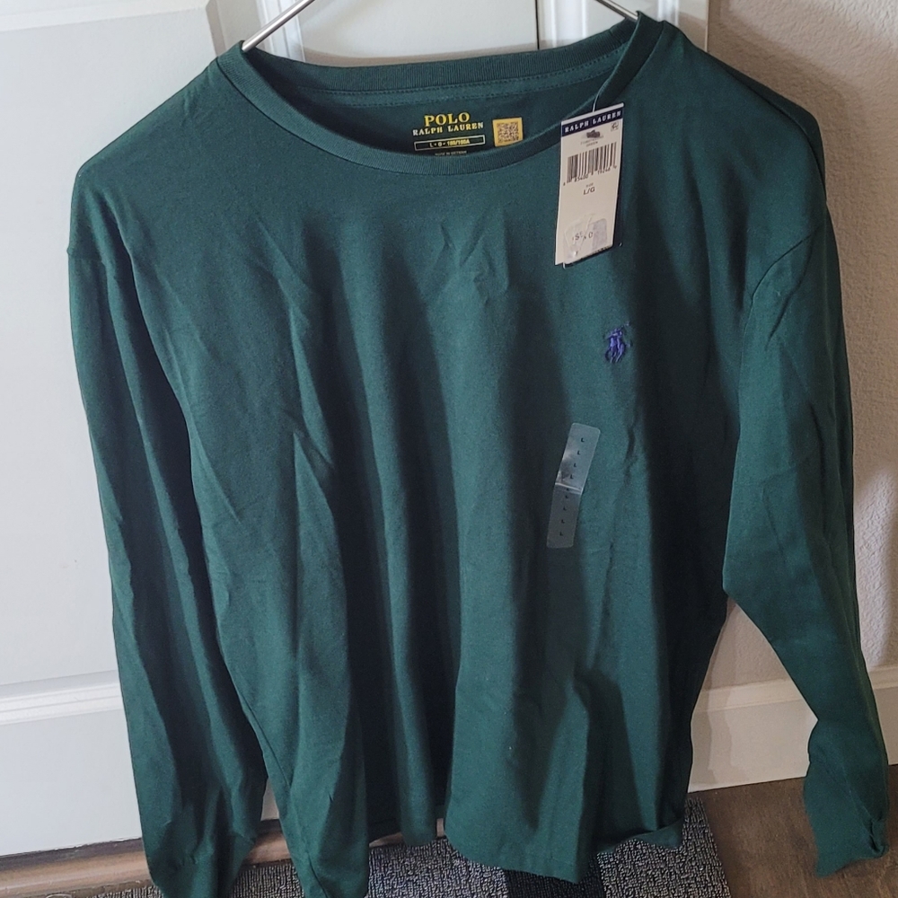 Polo Long Sleeve T- Shirt Size Large